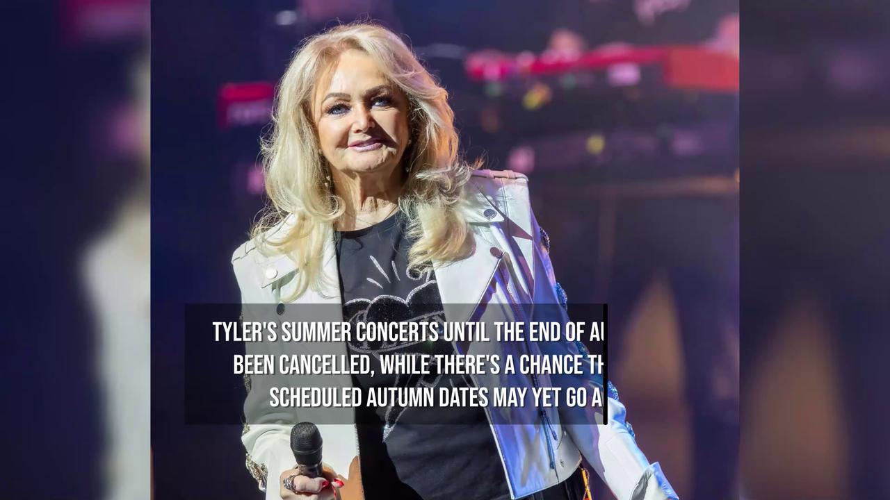Video thumbnail for Bonnie Tyler out of coma but 'very unwell'.