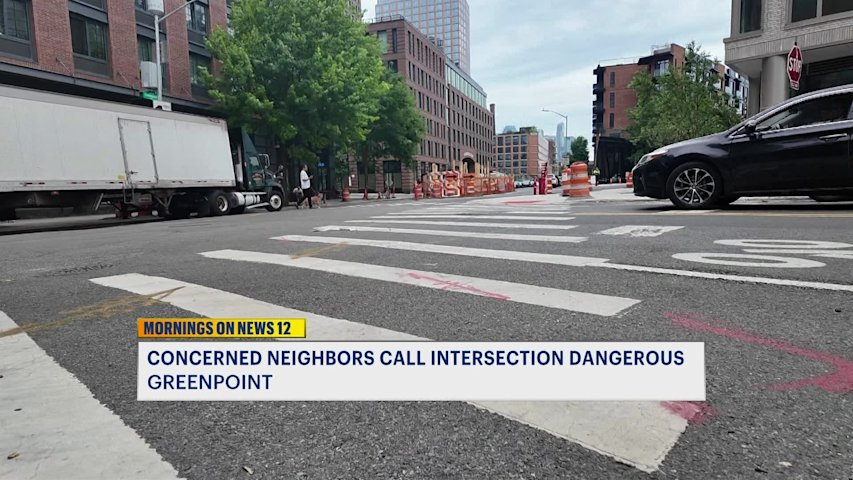 Video thumbnail for Greenpoint intersection under scrutiny as neighbors call for safety upgrades
