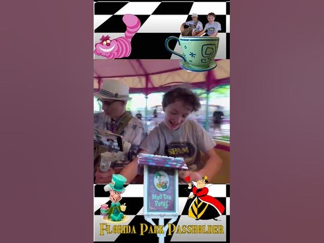 Video thumbnail for Mad Tea Party - Magic Kingdom - Disney World.
