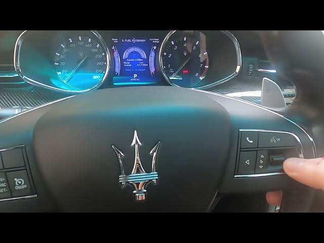 Video thumbnail for How to Manage Fuel Economy on Speedometer Display in Maserati Quattroporte II ( 2013 – now )