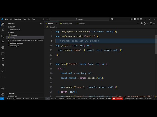 Video thumbnail for Node.js Express Twitter API Project to Download X/Twitter User Profile Posts in Browser Using JS