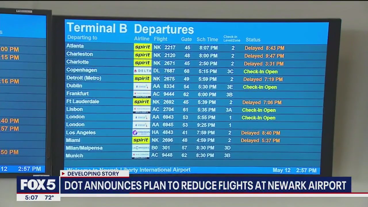 Video thumbnail for Newark airport disruptions continue