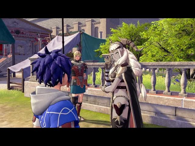 Video thumbnail for Fire Emblem: Fortune's Weave - Part 1 Cai's Path Chapter 4: Meet Old Woman - Talk with Theodora