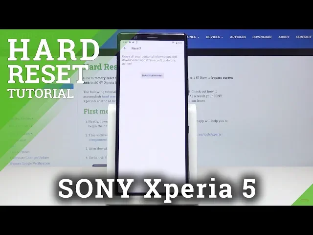 Video thumbnail for Factory Reset SONY Xperia 5 – Erase All Data & Settings