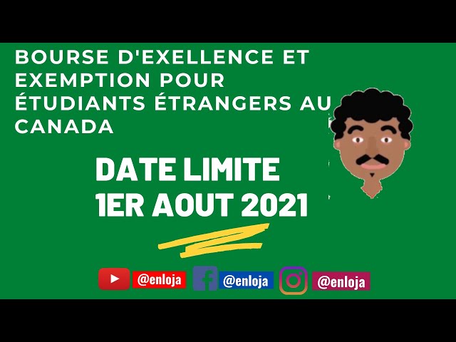 Video thumbnail for 🔵Bourses d'études au Canada🇨🇦 pour étranger.