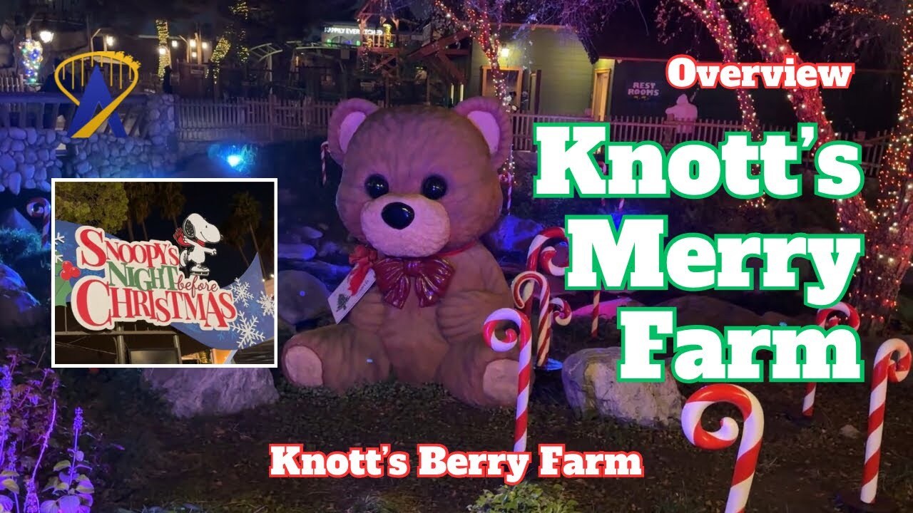 Video thumbnail for Knott's Merry Farm 2024 Holiday Entertainment and Park Decor Overview