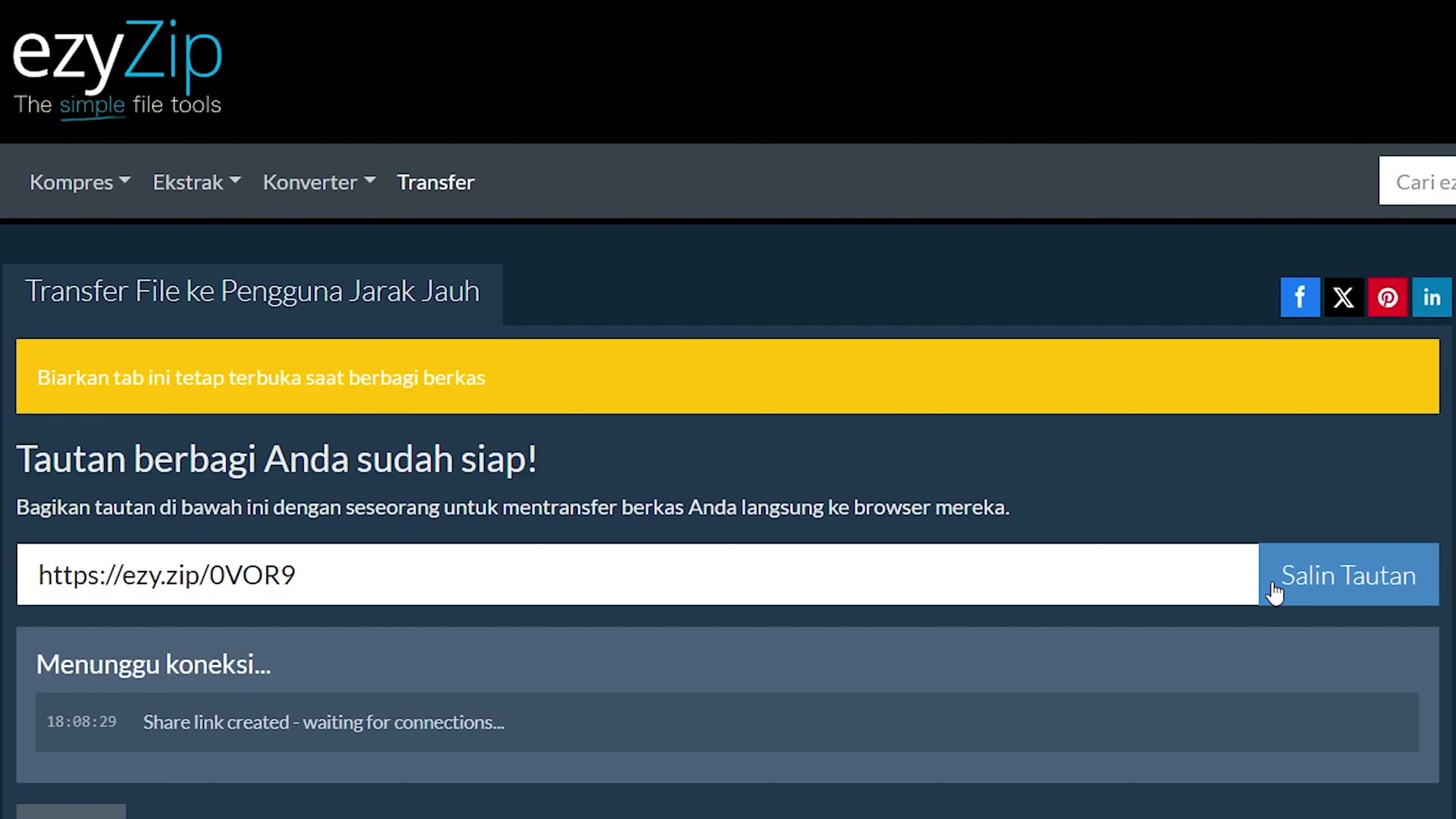 Video thumbnail for 🔗 Cara Mentransfer File ke Pengguna Jarak Jauh Gratis | Tanpa Instalasi Perangkat Lunak