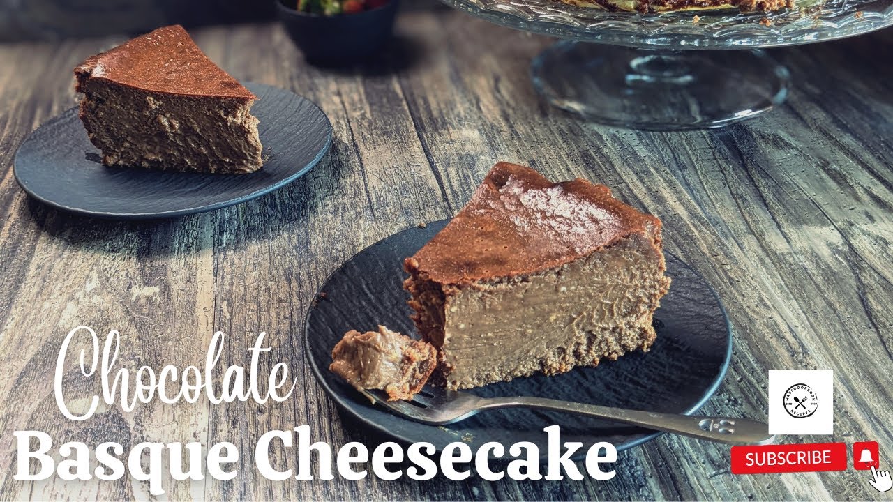 Video thumbnail for The Ultimate Chocolate Basque Burnt Cheesecake Recipe