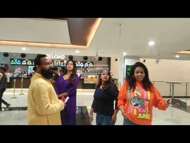 Video thumbnail for RRR DIRECTOR RAJAMOULI SISTER AT IMAX | RAJAYOGAM MOVIE REVIEW | FRIDAY ENTERTAINMENT