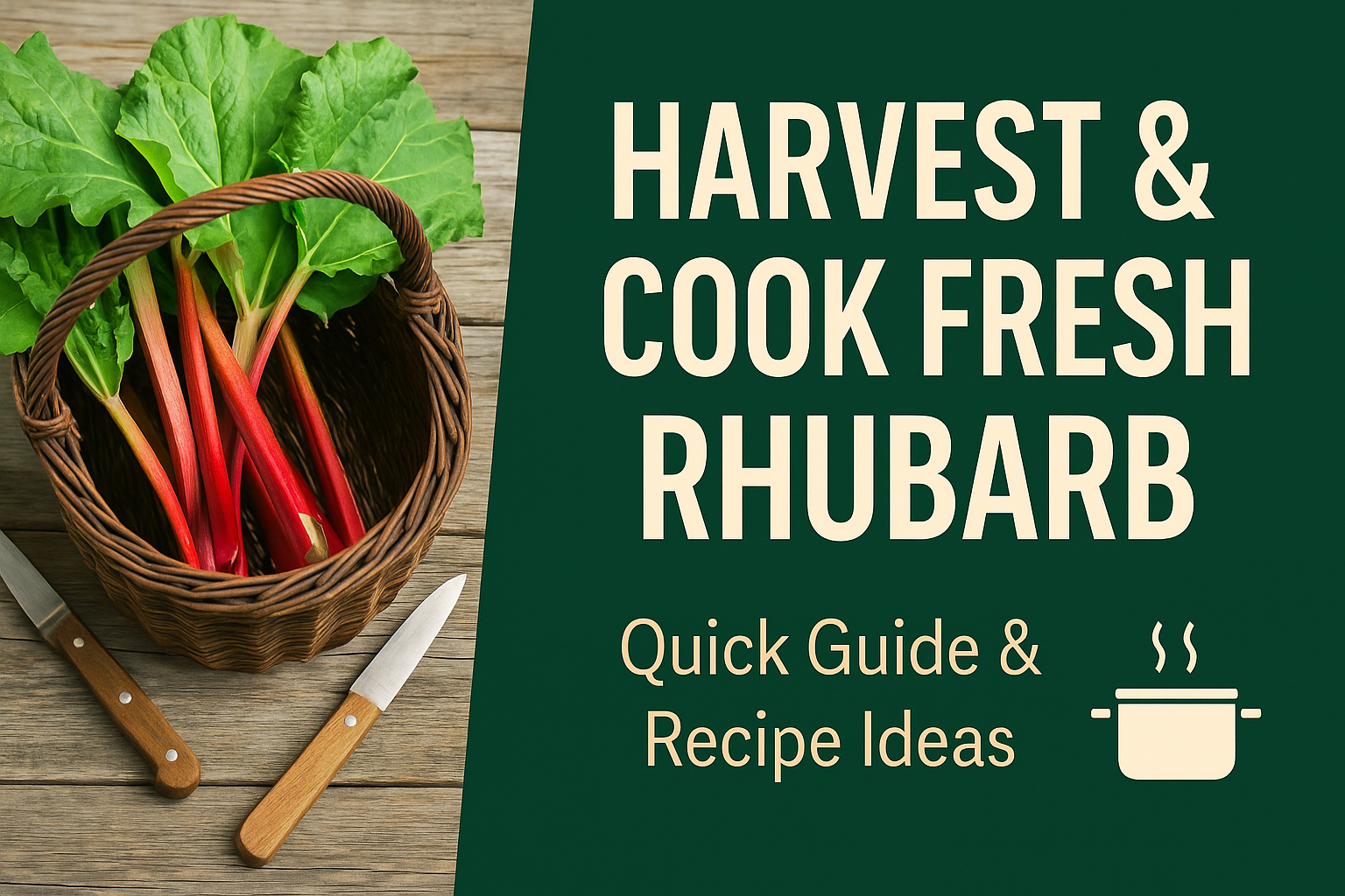 Video thumbnail for How to Harvest Rhubarb and Cook It | Picking and Recipe Ideas