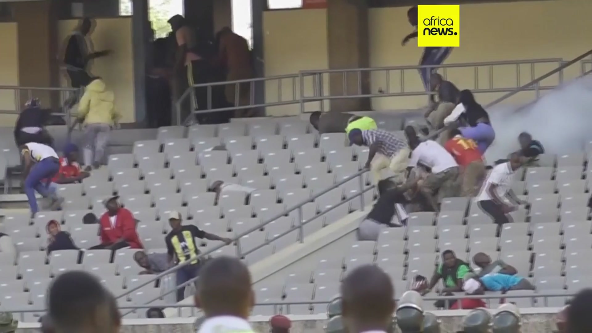 'Video thumbnail for Police open fire at crowds mourning Raila Odinga, killing at least two people'