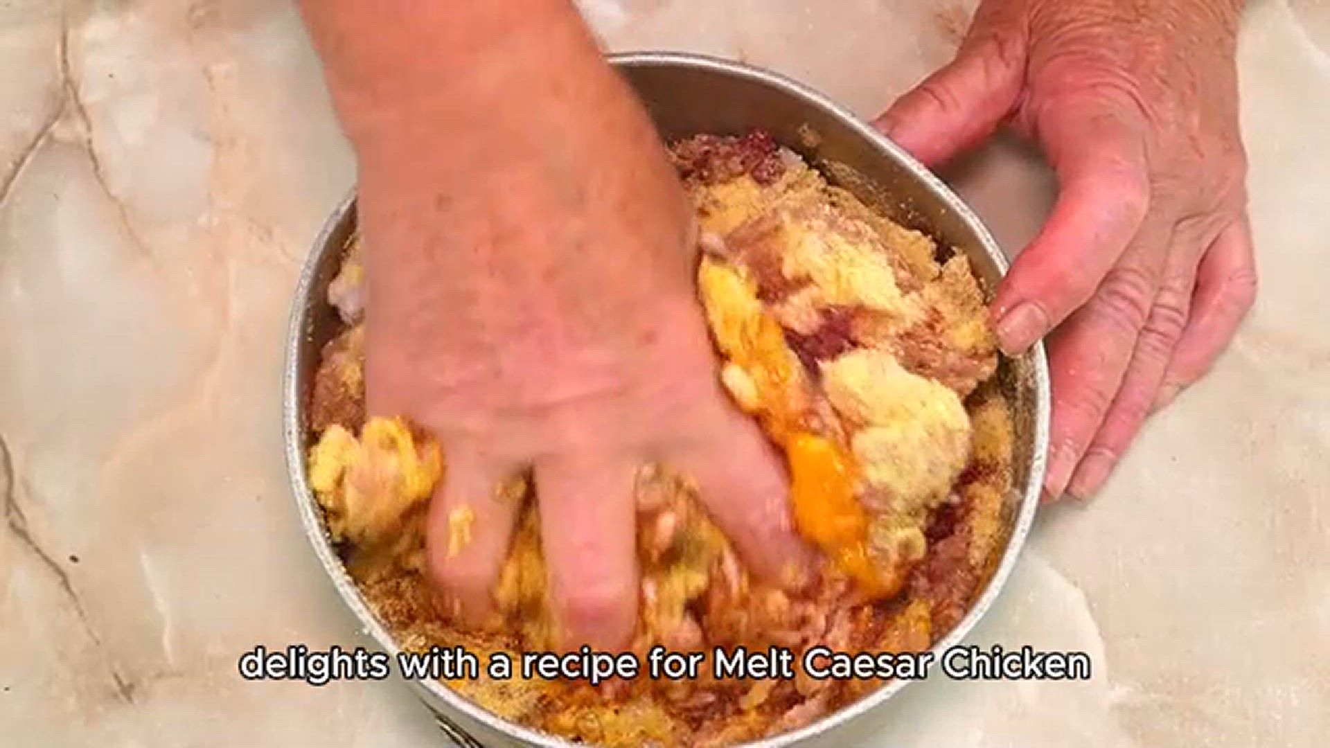 'Video thumbnail for Melt In Your Mouth Caesar Chicken recipes'
