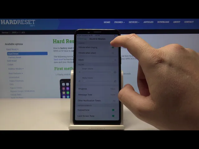 Video thumbnail for Vibration Settings - OPPO A73 & Vibration option Changing