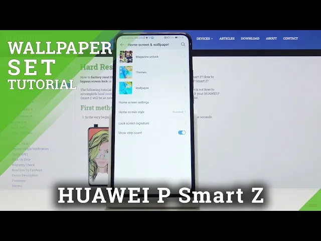 Video thumbnail for How to Change Wallpaper in HUAWEI P Smart Z – Wallpaper Update