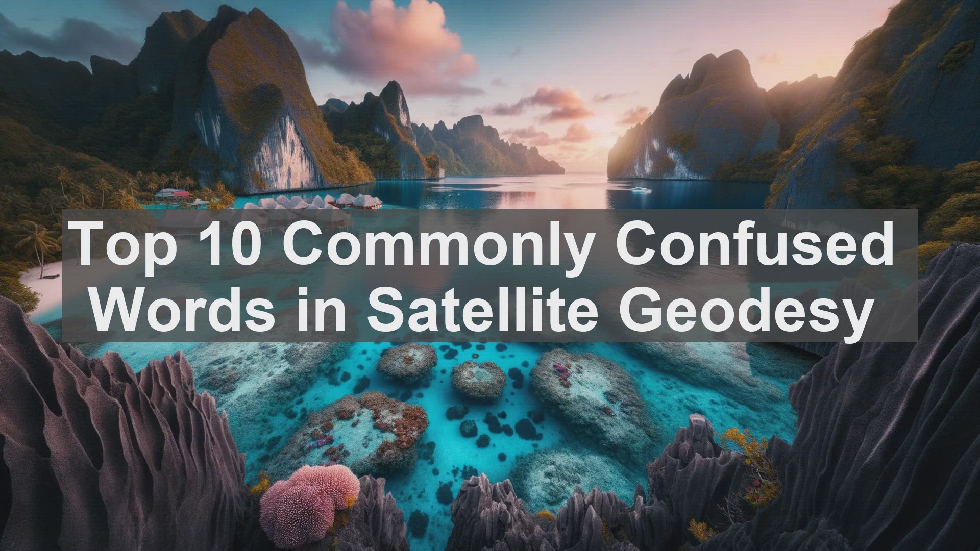 'Video thumbnail for Top 10 Commonly Confused Words in Satellite Geodesy'
