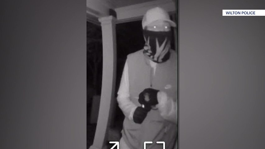 Video thumbnail for ‘Frightening.' Wilton Police search for person who attempted to break into home