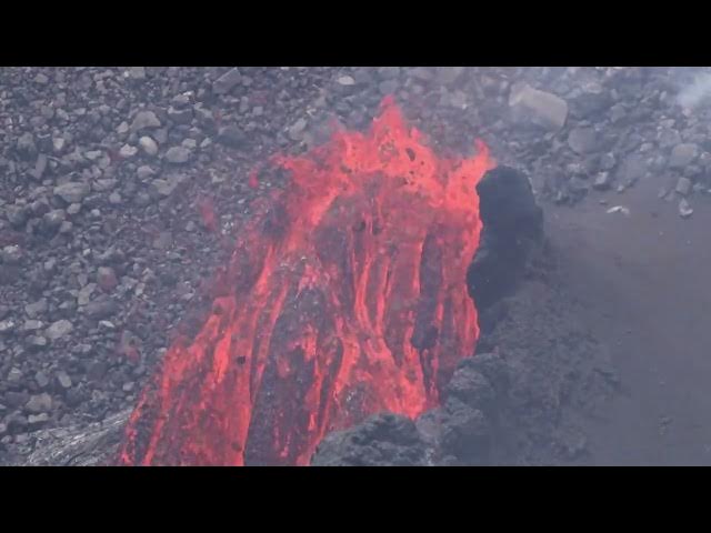 Video thumbnail for June 16, 2023 — Video of recent fountaining in Halemaʻumaʻu