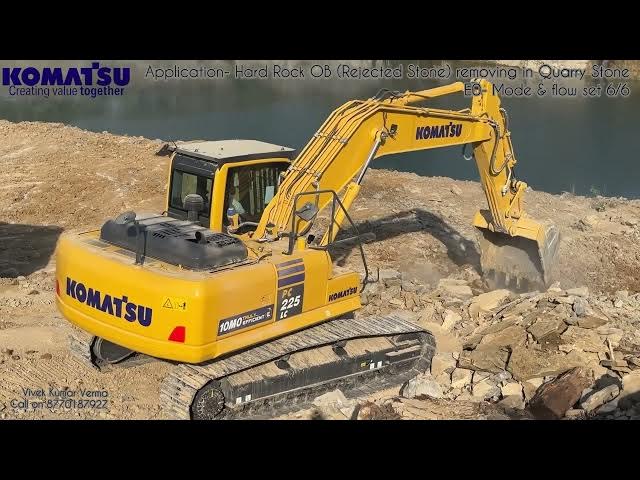 Video thumbnail for Komatsu PC225-10M0 100% Scracthing (Un Blast Rock)