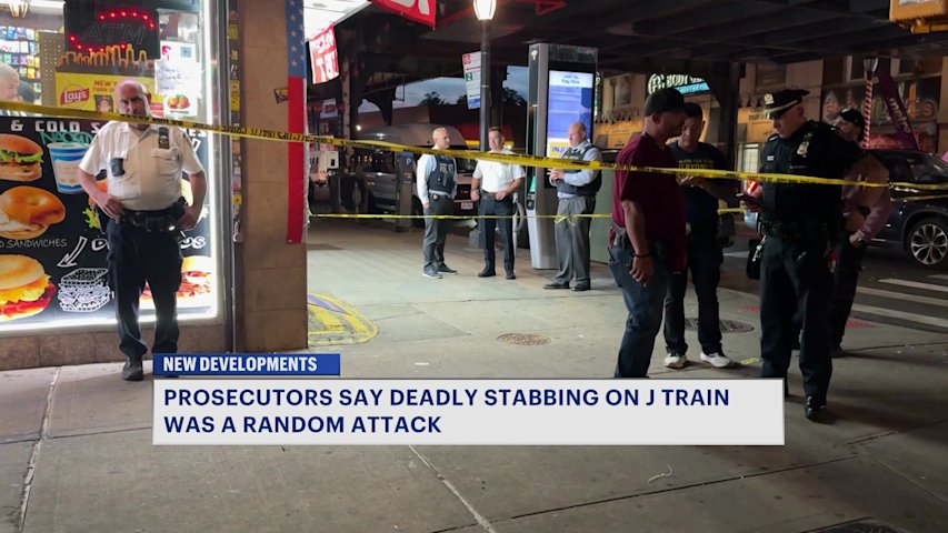 Video thumbnail for Bronx man arraigned for fatal J train stabbing in Queens