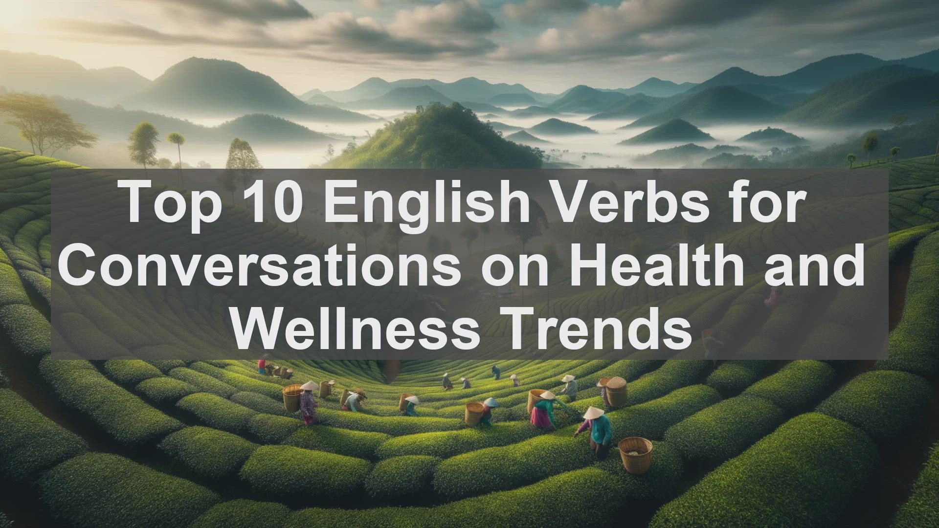 'Video thumbnail for Top 10 English Verbs for Conversations on Health and Wellness Trends'