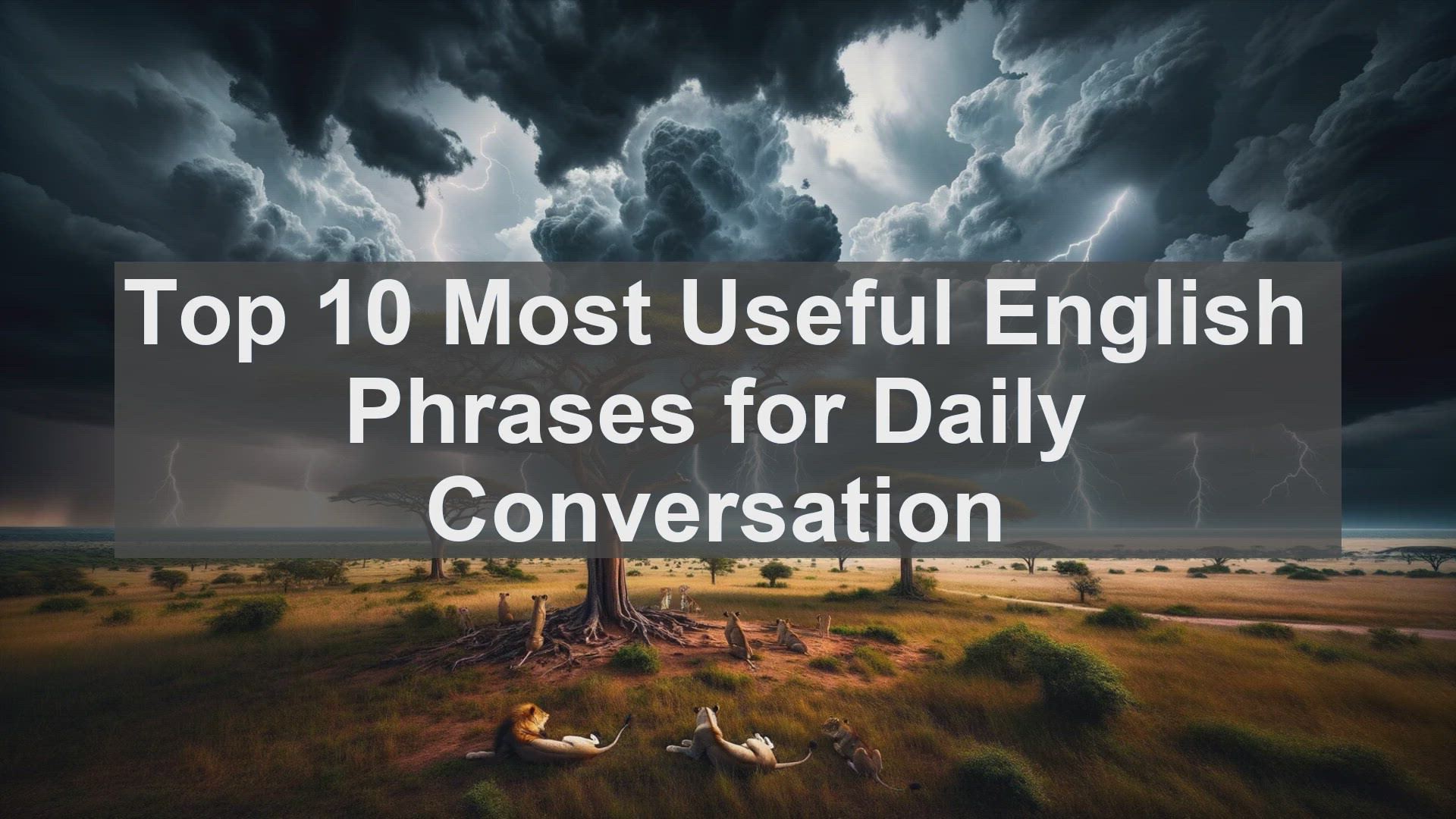 'Video thumbnail for Top 10 Most Useful English Phrases for Daily Conversation'