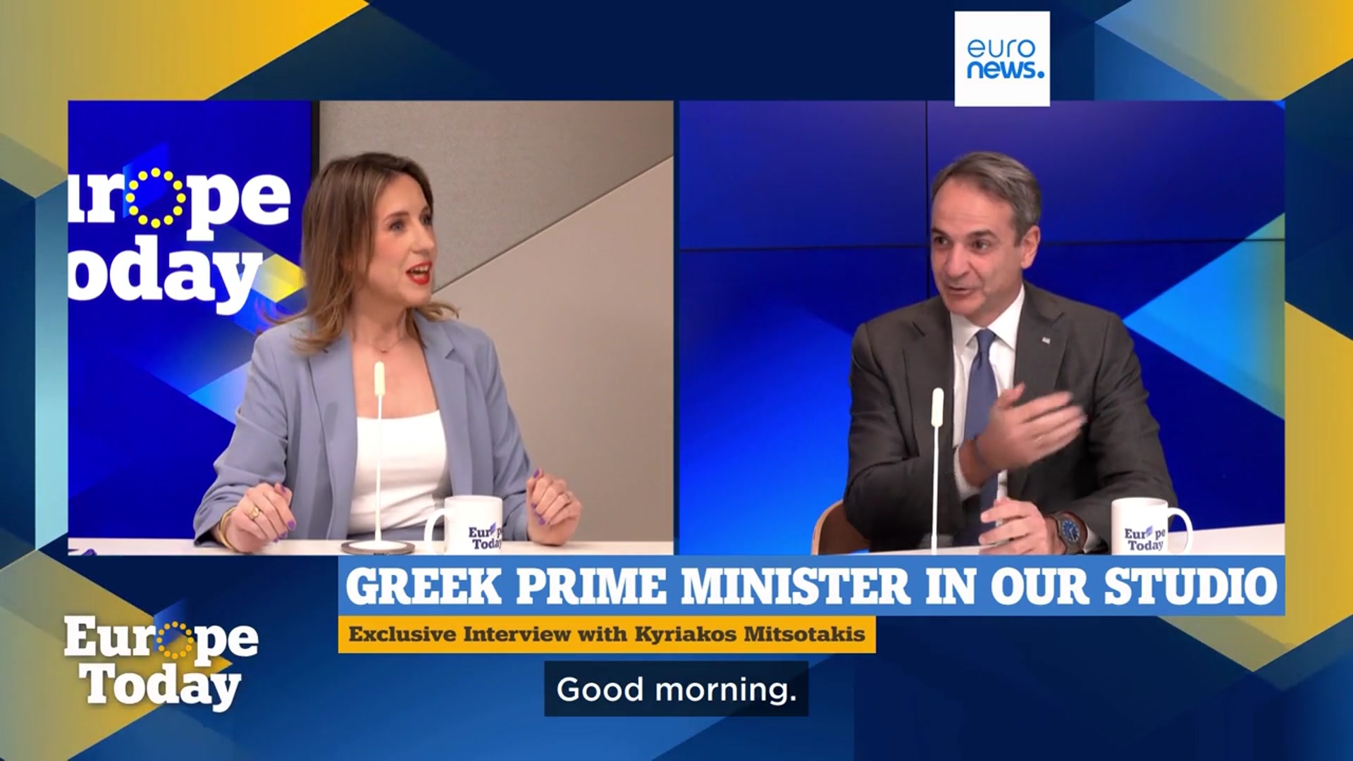 Video thumbnail for Exclusive: Mitsotakis tells Euronews 'most' European countries can’t join Trump’s 'Board of Peace'
