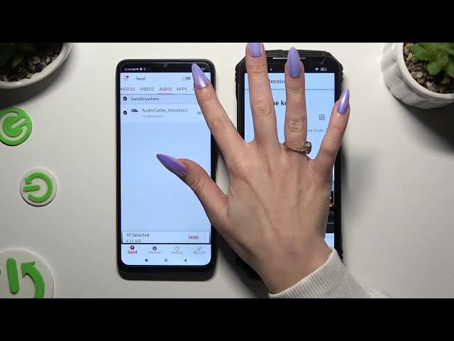 Video thumbnail for How to Transfer Files from an Android Device to DOOGEE S100 // Send Anywhere App