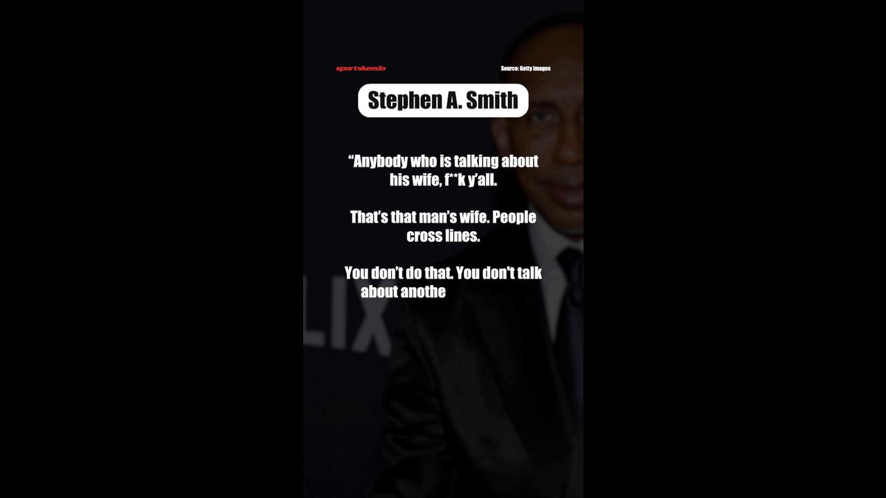 Video thumbnail for Stephen A. Smith RIPS Giannis Antetokounmpo Trolls for Targeting His Wife