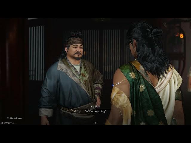 Video thumbnail for Where Winds Meet - Search The Place: Search 3rd Floor For Clues: Eavesdrop: Share Findings with Zhao