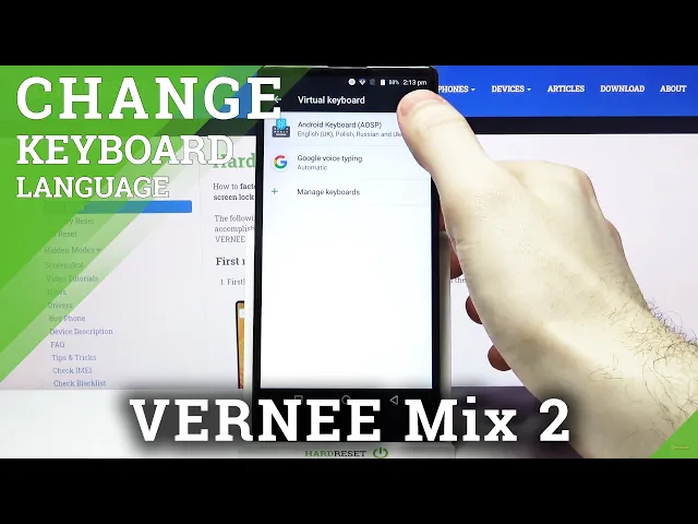 Video thumbnail for How to Change Keyboard Language on VERNEE Mix 2 – Open Keyboard Settings