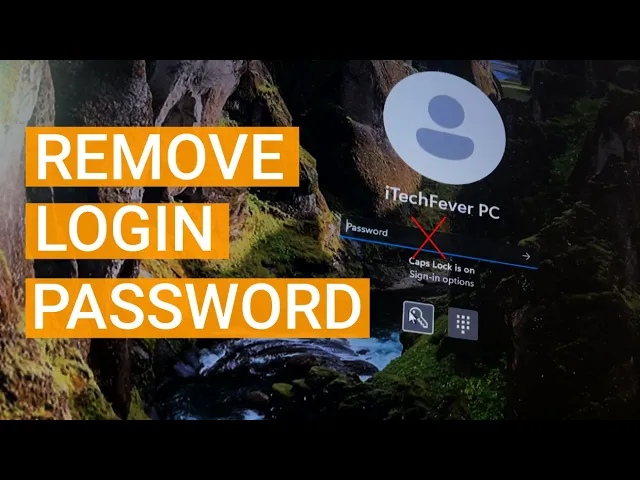 Video thumbnail for Windows 11: Remove User login password & PIN to Boot Directly to Desktop