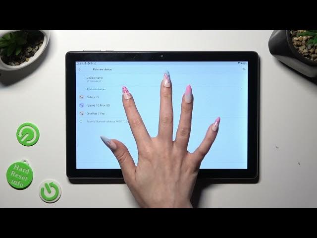 Video thumbnail for How to Connect a Bluetooth Device to ALCATEL 1T 10 Smart 2020 Tablet