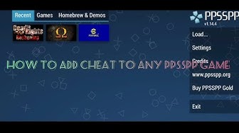 Video thumbnail for How To Set & Use Cheat On Any PPSSPP Game 2023 [Cheat.db]