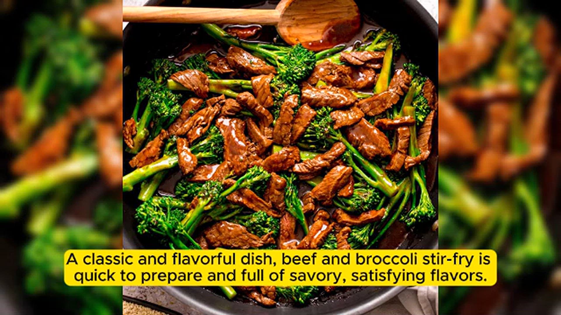 'Video thumbnail for Beef and Broccoli Stir-Fry'