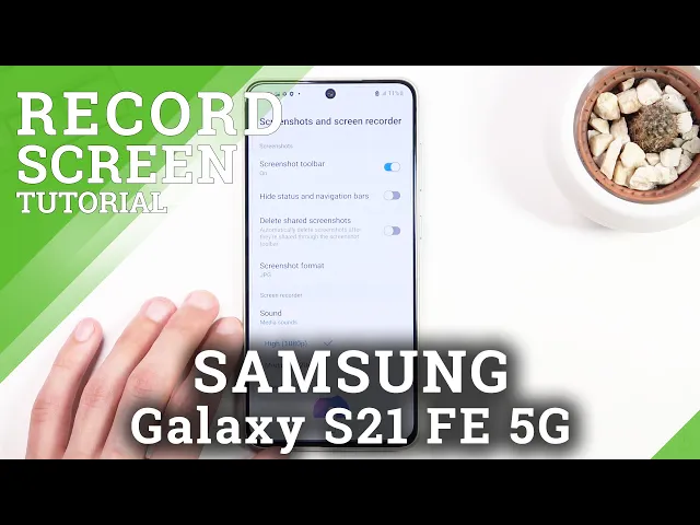 Video thumbnail for How to Record Screen on SAMSUNG Galaxy S21 FE 5G