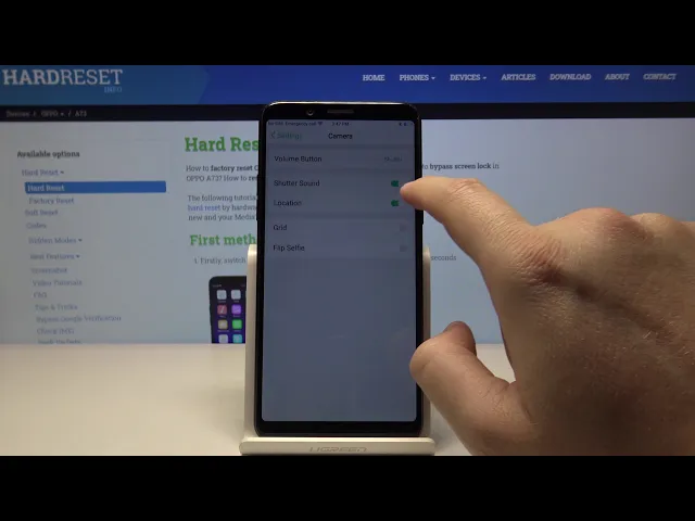 Video thumbnail for OPPO A73 and Camera Sound - Turn Off Camera Shutter Sounds