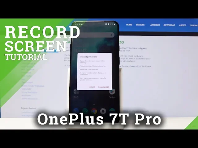 Video thumbnail for How to Record Screen in OnePlus 7T Pro – Screen Recorder