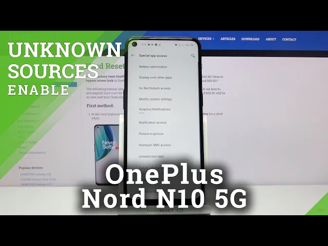 Video thumbnail for How to Allow Unknown Sources in ONEPLUS Nord N10 5G – Allow Installation