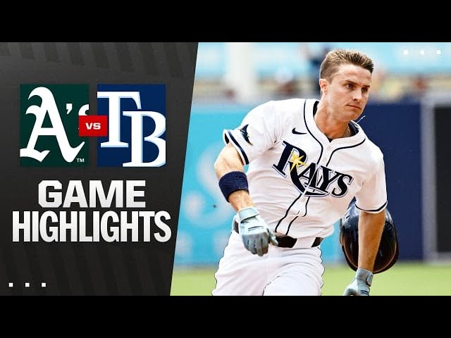 Video thumbnail for Athletics at Tampa Bay Rays Full-Game Highlights! | 07/02/2025
