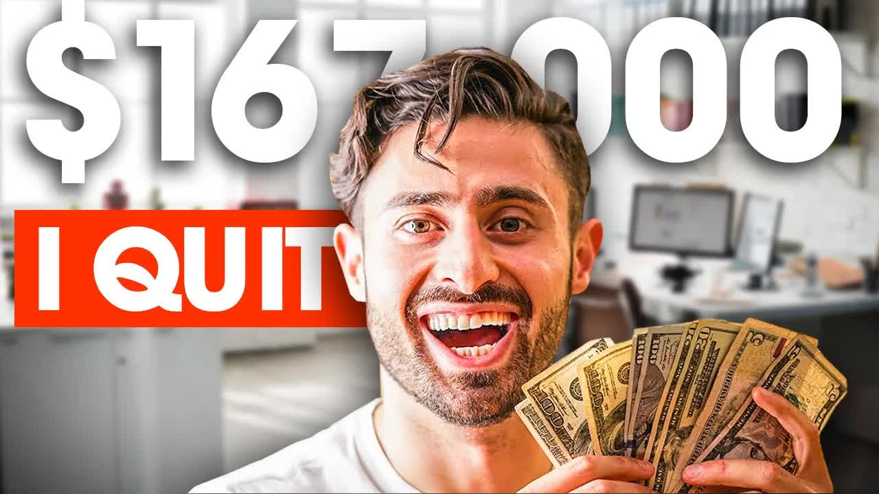 Video thumbnail for Quit My $167,000 JOB after this happened