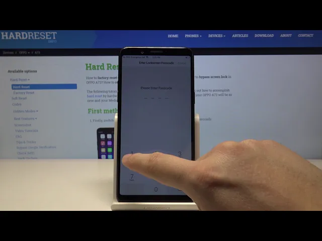Video thumbnail for Activate Passcode and Choose Screen Lock Method - OPPO A73