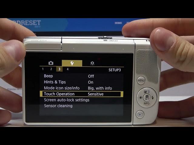 Video thumbnail for How to Use your CANON M Series Eos Camera in Gloves - Sensitive Touch Operation Feature in Canon