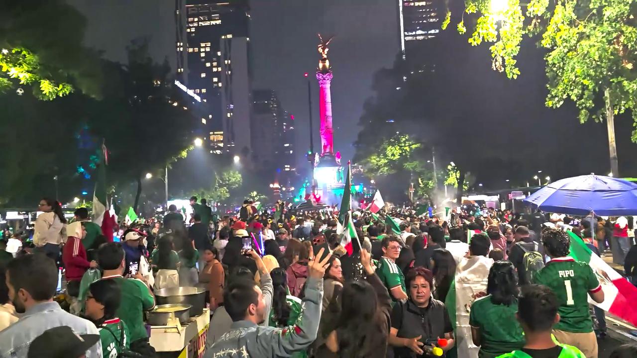 Video thumbnail for Mexico: FIFA World Cup 2026: Fans after Mexico vs South Korea Group Stage match.
