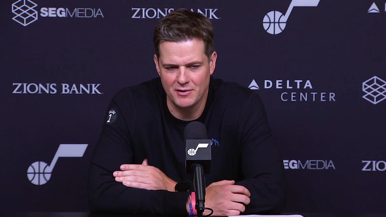 Video thumbnail for Will Hardy on Jazz F Lauri Markkanen More than Just a 3-Point Shooter