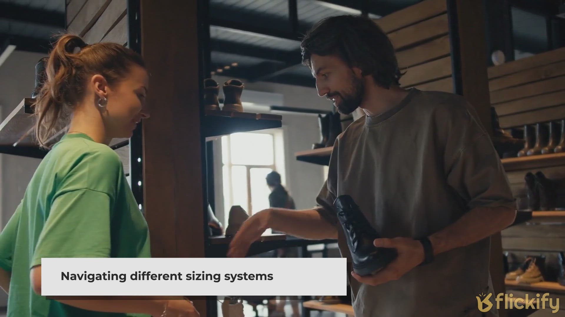 Video thumbnail for Pick shoe size to convert