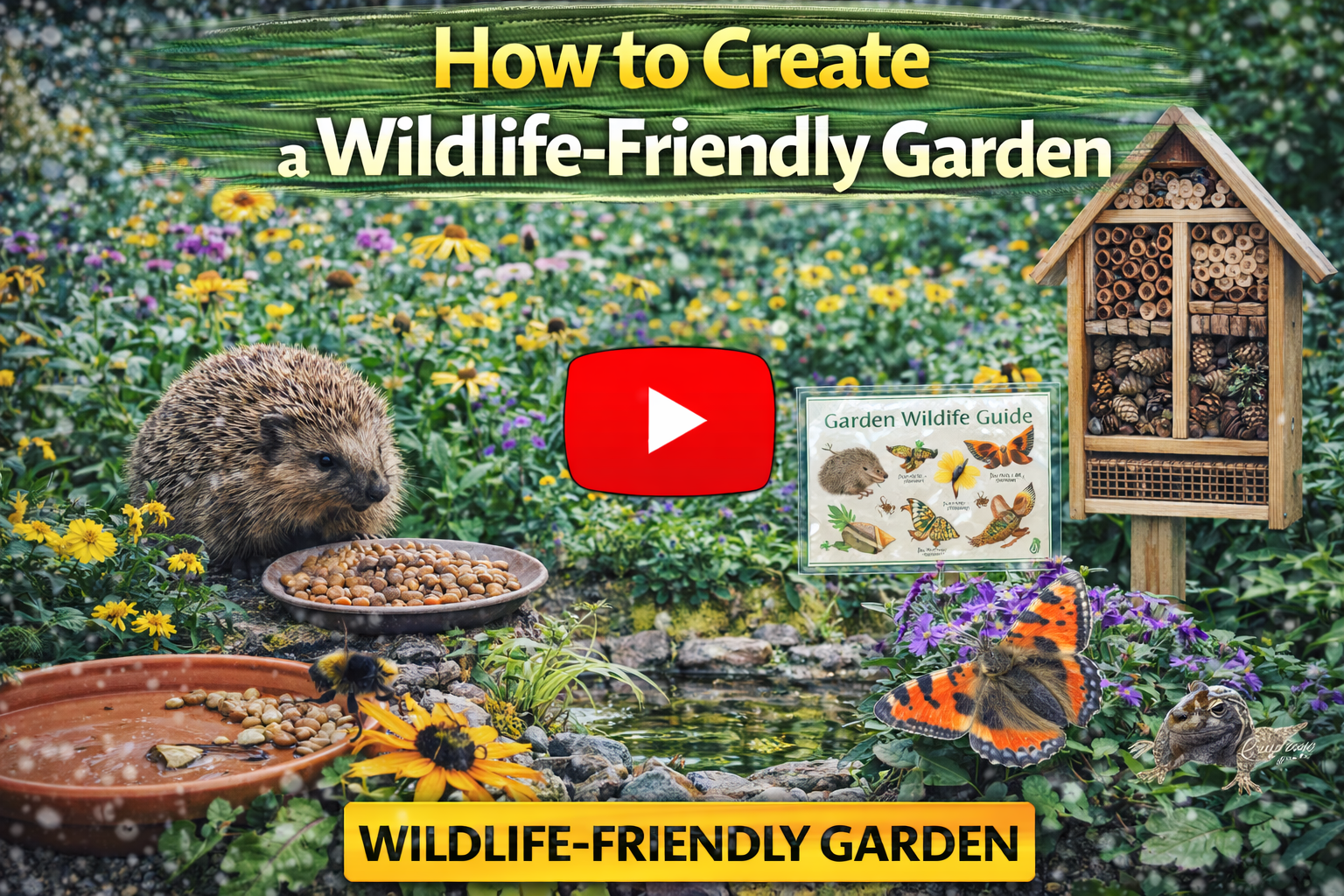 Video thumbnail for How to Create a Wildlife-Friendly Garden