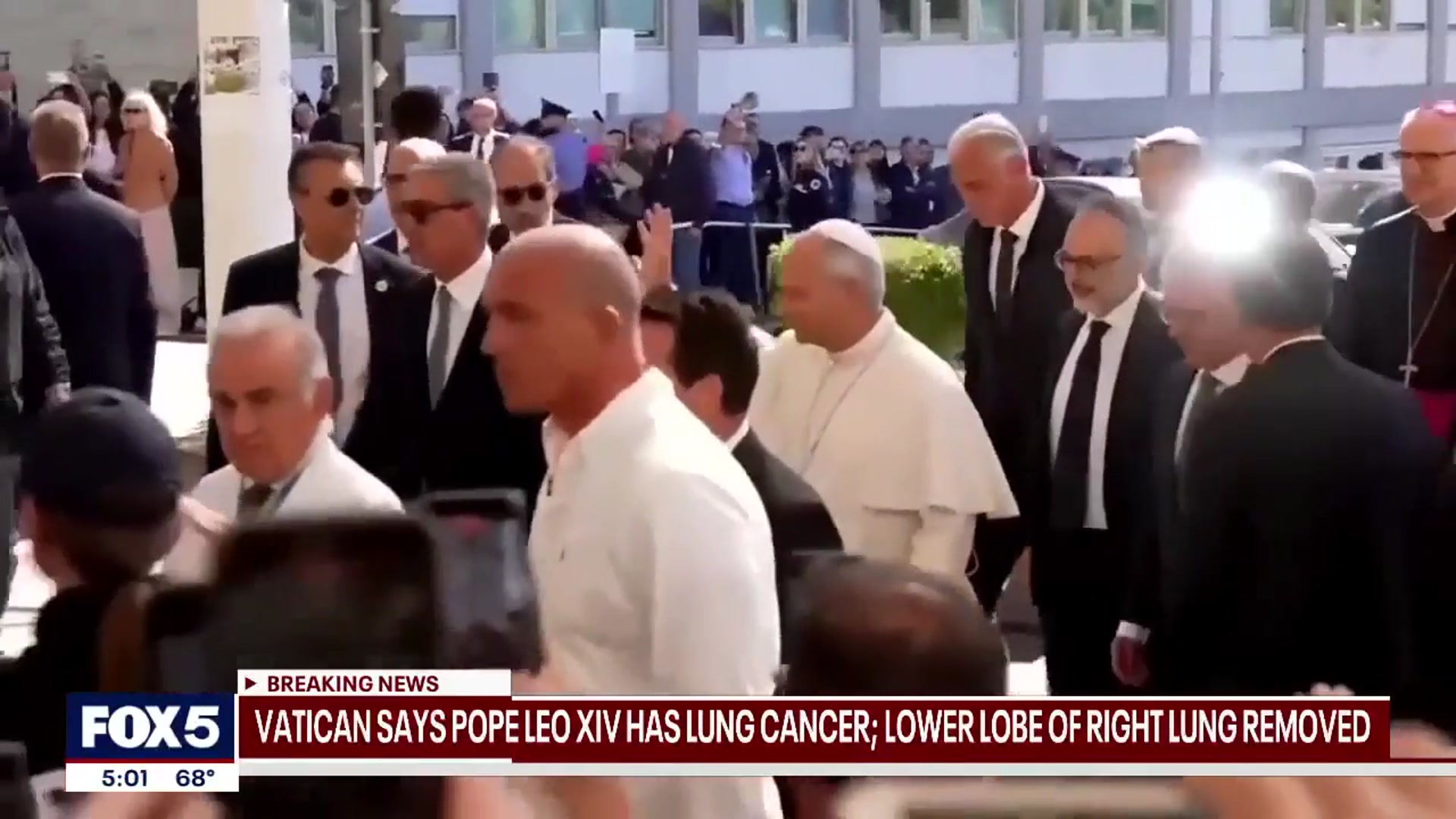 Video thumbnail for Pope Leo XIV has lung cancer, Vatican says
