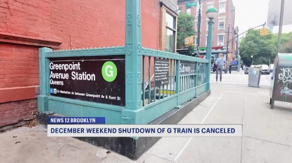 Video thumbnail for Ahead-of-schedule repairs spare Greenpoint from G train shutdowns in December