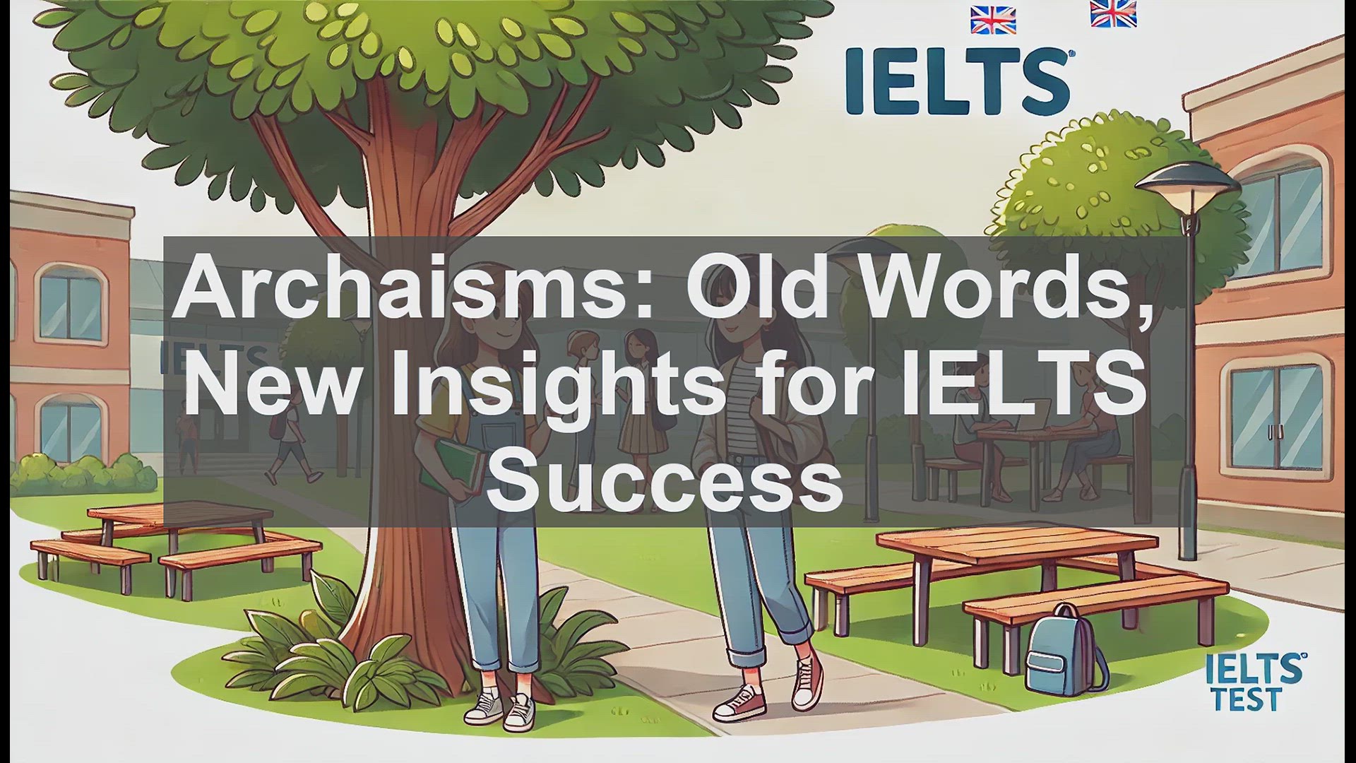 'Video thumbnail for 5000 Must Know IELTS 8.0 Vocabulary - Archaisms: Old Words, New Insights for IELTS Success'