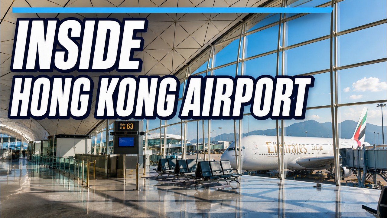 Video thumbnail for Hong Kong Airport Departure | Flying Out of HKG International Airport